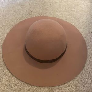 Brown floppy hat